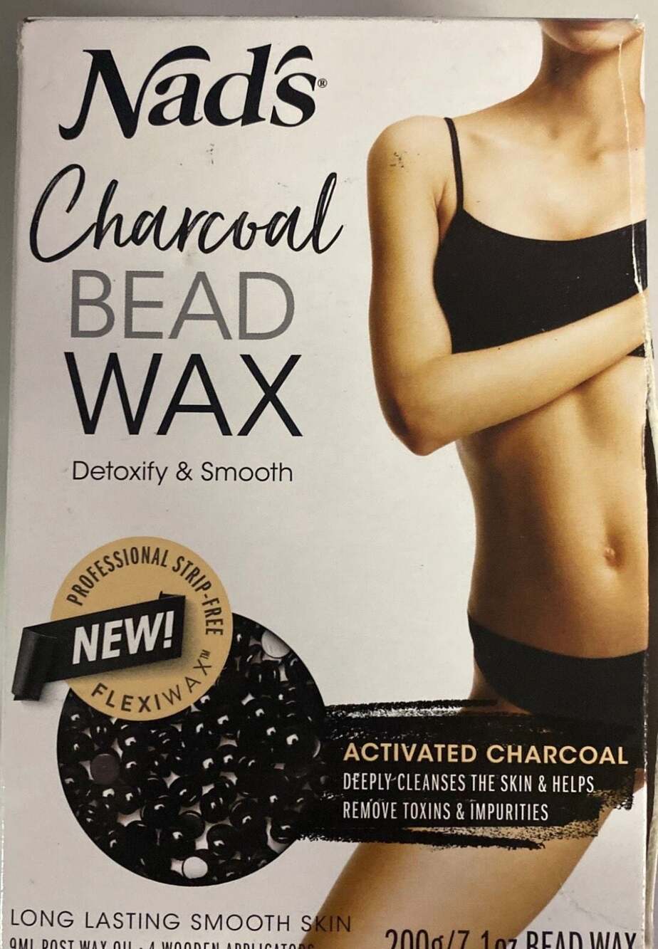 Nad's Charcoal Bead Wax‎ Professional Strip-Free Flexiwax Kit 200g/7.1oz
